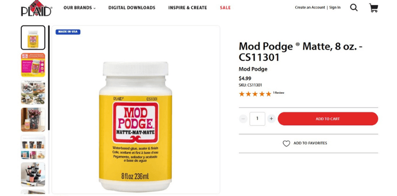 Mod Podge vs Medium Decoupage - Comparison 